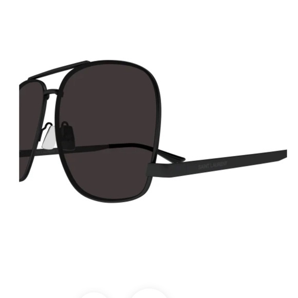 SAINT LAURENT SL 653 LEON-002 BLACK SUNGLASSES - Picture 4 of 10